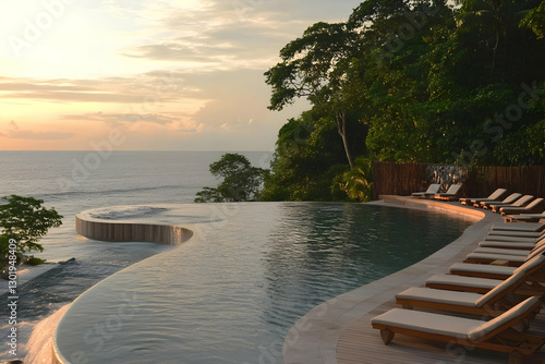 Photo-Infinity Pool Sunset ...