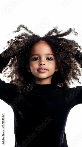 Photo Child Curly Hair, You...
