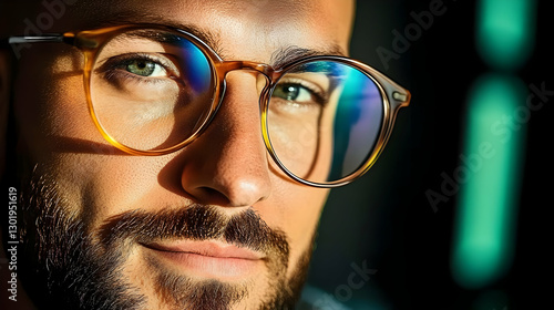 Photo Man Glasses, Portrait...
