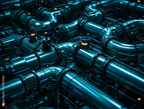 3D Illustration Industrial ...