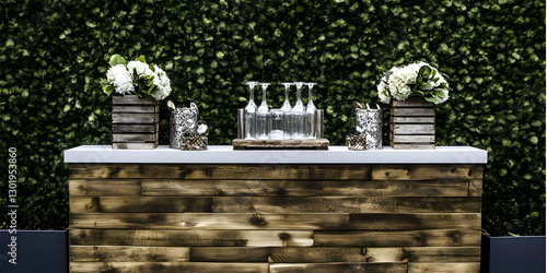 Photo Rustic Outdoor Bar De...
