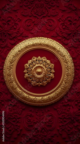 Photo Ornate Gold Ceiling M...