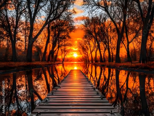 Illustration - Sunset Walkw...