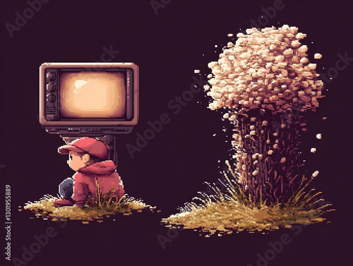 Pixel Art Illustration Chil...