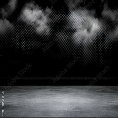 Dark Abstract Background Il...