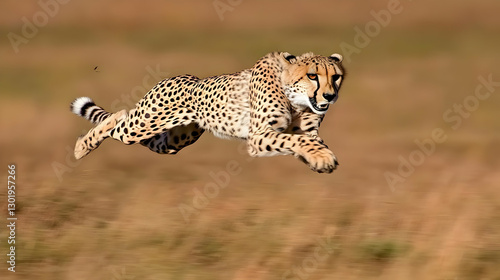 Photo Running Cheetah Wildl...