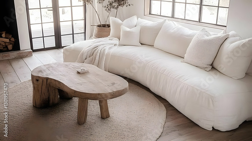 Photo - Cozy Minimalist Liv...