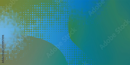 Gradient background in green tones Modern smooth abstract dark blue with noise for modern background design modern arts gradient