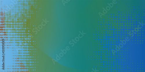 Gradient background in green tones Modern smooth abstract dark blue with noise for modern background design modern arts gradient
