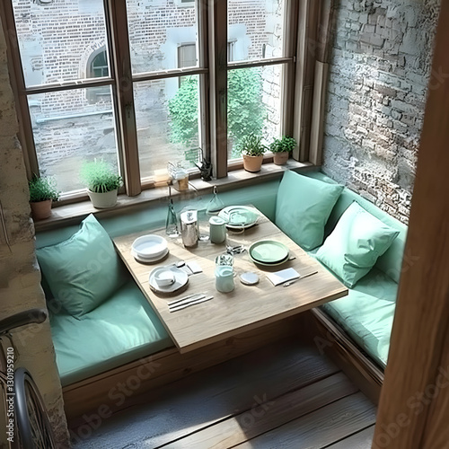 Cozy Window Seat Dining Noo...