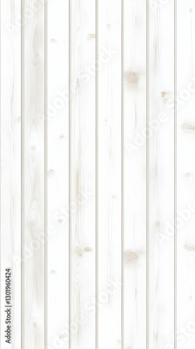 White Wood Background Illus...