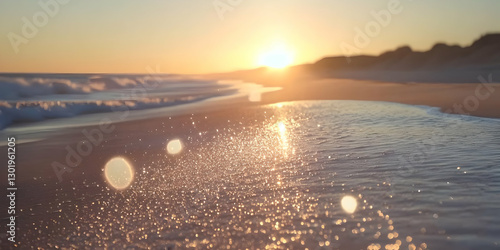 Photo Golden Sunset Beach W...