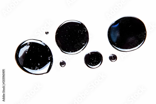 Photo Black Liquid Drops on...