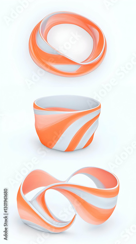 3D Illustration Abstract Or...