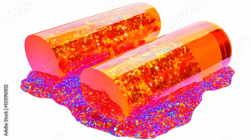 Abstract 3D Illustration Or...