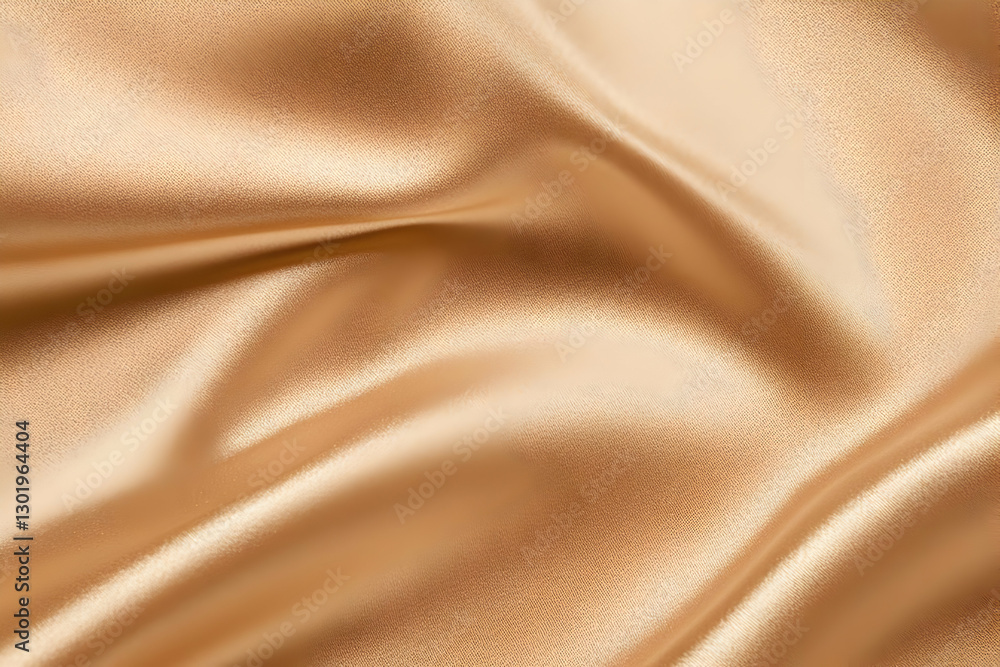 Obraz premium Photo - Golden Silk Drapes and Folds Background