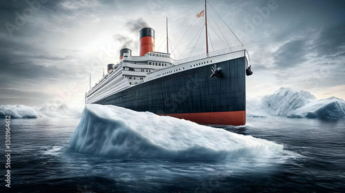 Illustration - Ocean Liner ...