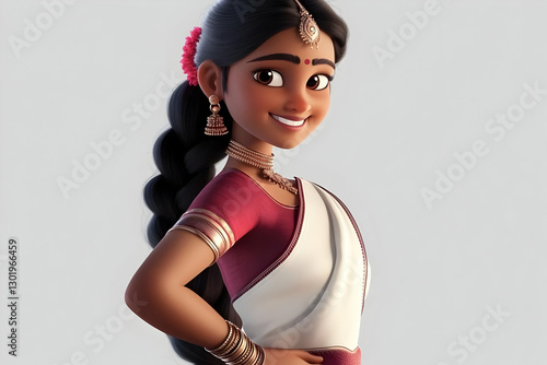 3D Illustration - Woman in ...