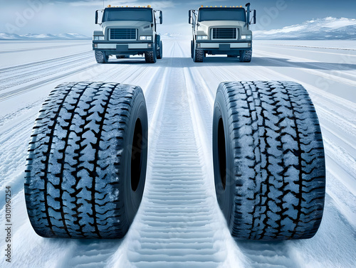 3D Illustration- Winter Tir...