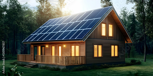 3D Illustration Sustainable...