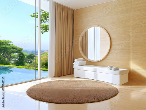 3D Illustration Interior De...