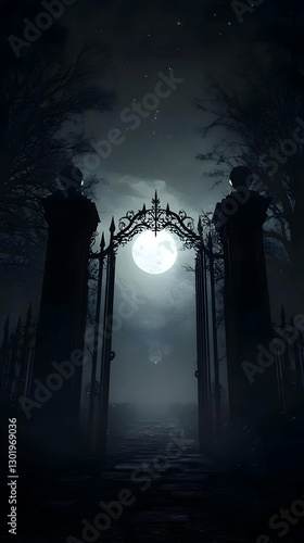 Illustration - Open Gate, F...