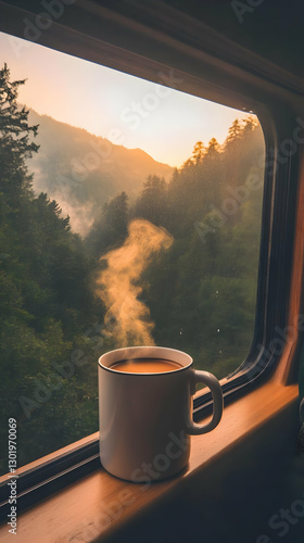 Photo Scenic Train Journey ...