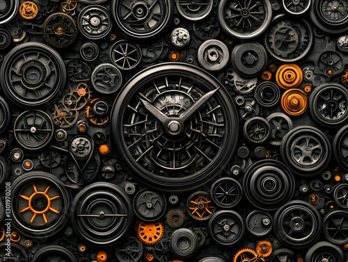 Steampunk Clockwork Gears 3...