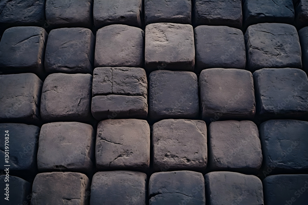 Fototapeta premium Photo Dark Stone Wall Texture Background, Rock, Brick