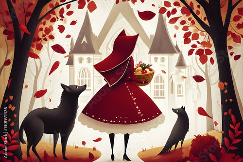 Illustration - Autumn Path,...