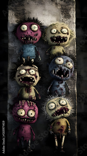 3D Illustration Ghoulish Ki...