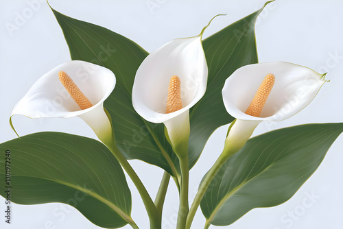 Illustration Calla Lily Bou...