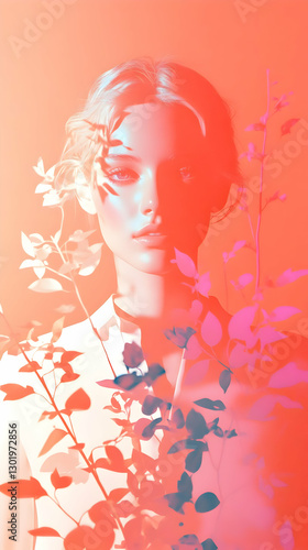 Illustration - Woman with B...