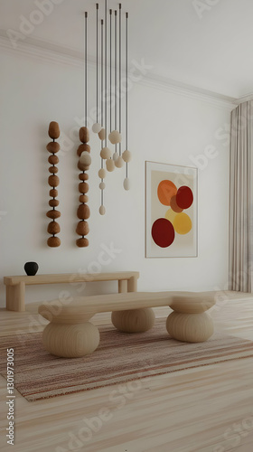 3D Illustration Interior De...