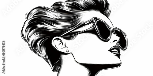 Illustration - Stylish Woma...
