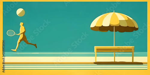 Illustration - Beach Tennis...