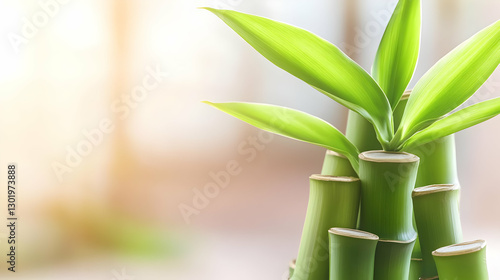 Photo - Green Bamboo Stalks...
