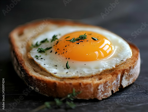 Photo: Fried Egg on Toasted...