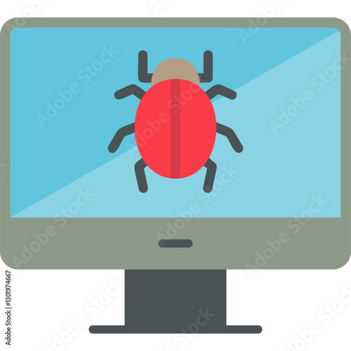 Computer Virus Icon