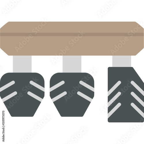 Pedals Car Icon