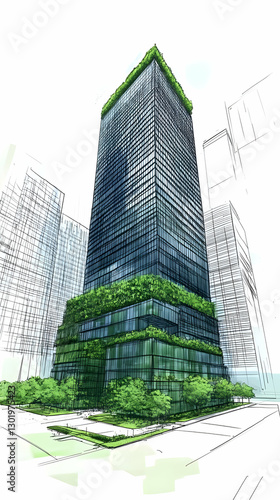 Illustration Green Building...