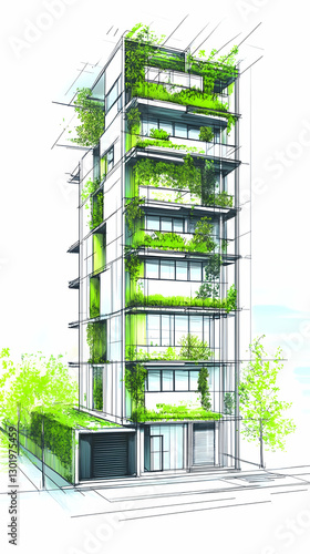 Illustration Green Building...