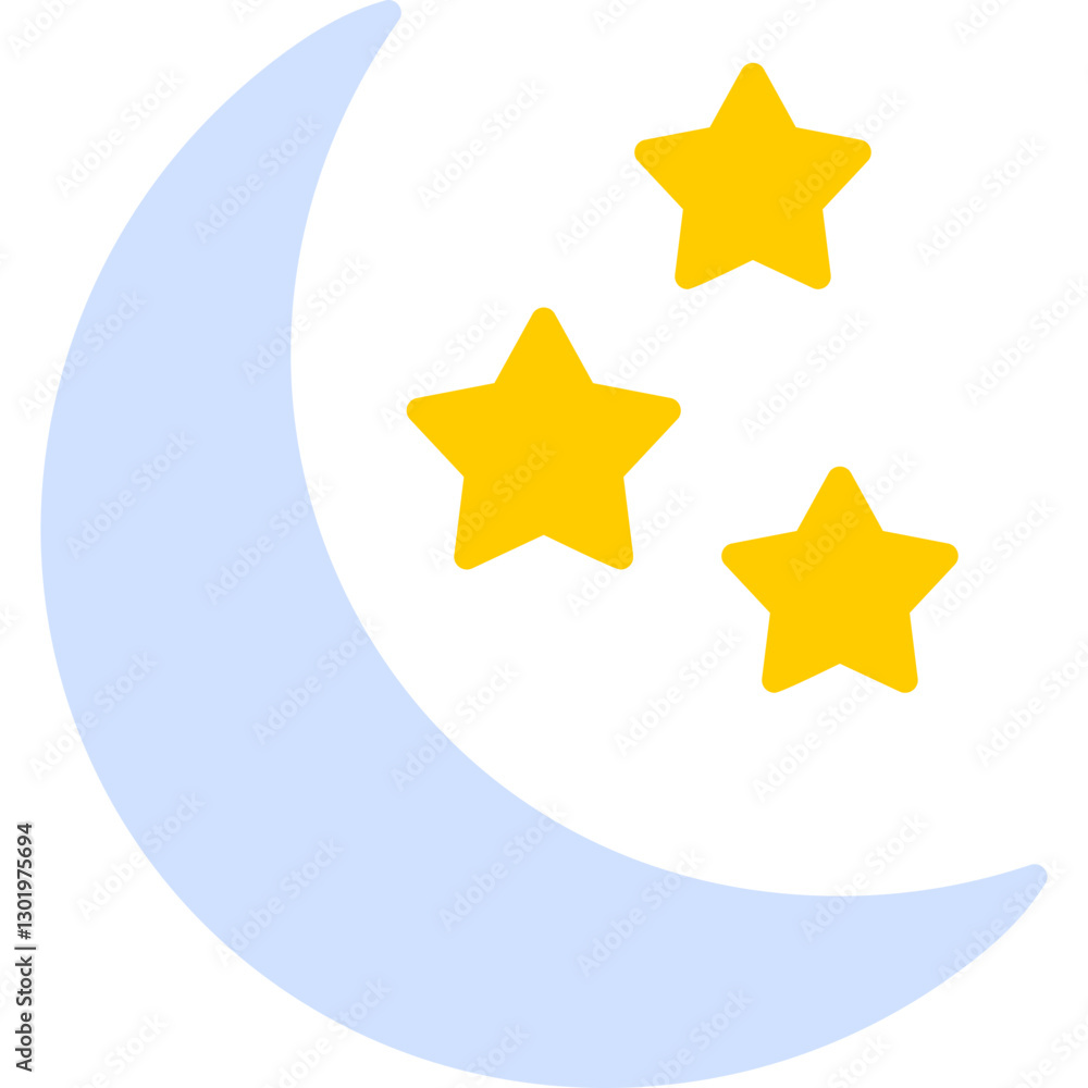 Crescent Moon Icon Crescent Moon Icon
