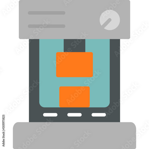 Hydraulic Press Icon