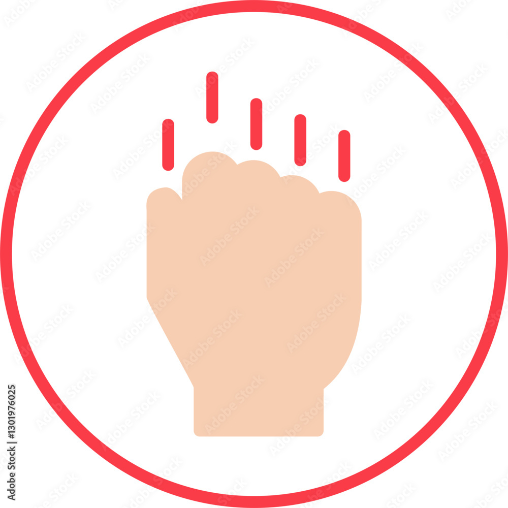 Obraz premium Resist Icon