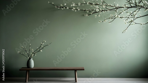 Photo Background Green Wall...