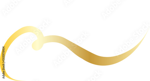 Elegant Golden Thread Decoration Ornament