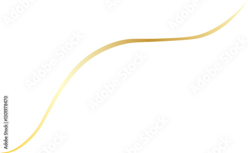 Elegant Golden Thread Decoration Ornament