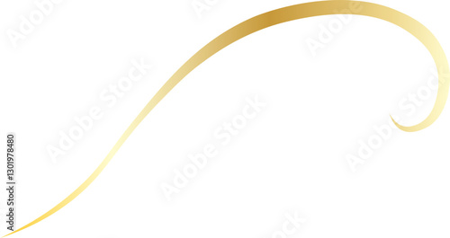 Elegant Golden Thread Decoration Ornament