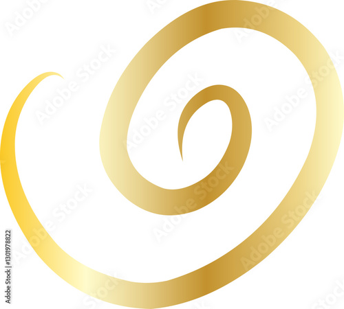 Elegant Golden Thread Decoration Ornament